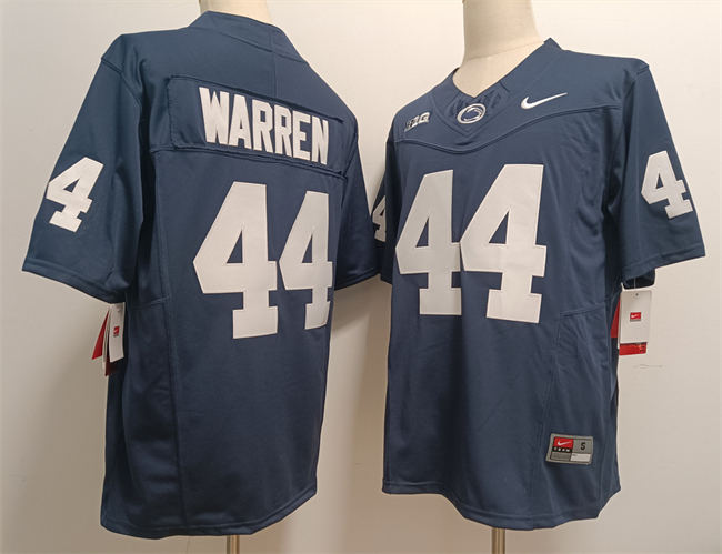 Men's Penn State Nittany Lions #44 Davis Warren Navy 2024 F.U.S.E. With Name Stitched Jersey Men's Penn State Nittany Lions #44 Davis Warren Navy 2024 F.U.S.E. With Name Stitched Jersey