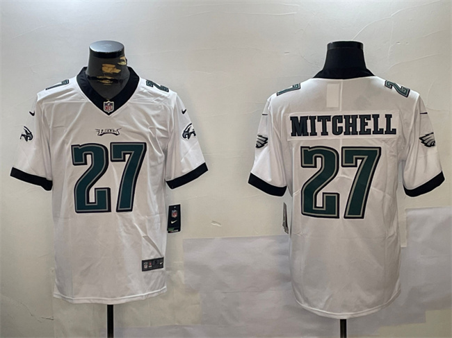 Men's Philadelphia Eagles #16 Tanner McKee Black F.U.S.E. Vapor Untouchable Limited Stitched Football Jersey11