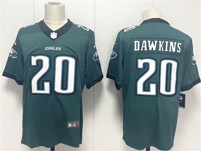 Men's Philadelphia Eagles #20 Brian Dawkins Green 2024 New Vapor Untouchable Limited Stitched Football Jersey Men's Philadelphia Eagles #20 Brian Dawkins Green 2024 New Vapor Untouchable Limited Stitched Football Jersey