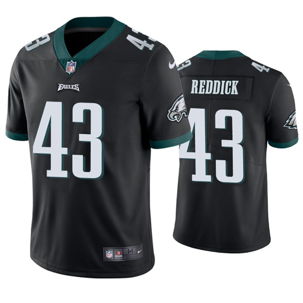 Men's Philadelphia Eagles #43 Haason Reddick Black Vapor Untouchable Limited Stitched Jersey Men's Philadelphia Eagles #43 Haason Reddick Black Vapor Untouchable Limited Stitched Jersey
