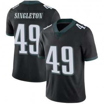 Men's Philadelphia Eagles #49 Alex Singleton Black Limited Alternate Vapor Untouchable Nike Jersey Men's Philadelphia Eagles #49 Alex Singleton Black Limited Alternate Vapor Untouchable Nike Jersey