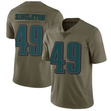 Men's Philadelphia Eagles #49 Alex Singleton Green Limited 2017 Salute to Service Nike Jersey Men's Philadelphia Eagles #49 Alex Singleton Green Limited 2017 Salute to Service Nike Jersey