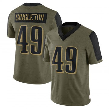 Men's Philadelphia Eagles #49 Alex Singleton Olive Limited 2021 Salute To Service Nike Jersey Men's Philadelphia Eagles #49 Alex Singleton Olive Limited 2021 Salute To Service Nike Jersey