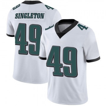 Men's Philadelphia Eagles #49 Alex Singleton White Limited Vapor Untouchable Nike Jersey Men's Philadelphia Eagles #49 Alex Singleton White Limited Vapor Untouchable Nike Jersey