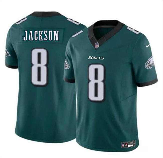 Men's Philadelphia Eagles #8 Adoree' Jackson Green 2024 New F.U.S.E. Vapor Untouchable Limited Stitched Football Jersey
