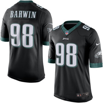 Men's Philadelphia Eagles #98 Connor Barwin Nike Black Limited Jersey