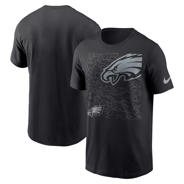 Men's Philadelphia Eagles Black T-Shirt Men's Philadelphia Eagles Black T-Shirt