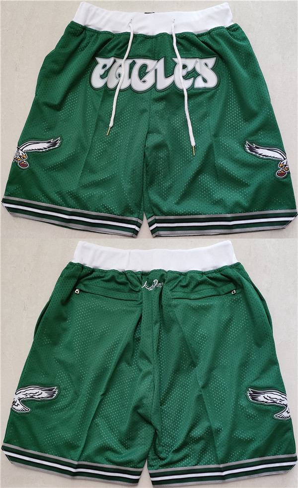 Men's Philadelphia Eagles Green Shorts (Run Small) Men's Philadelphia Eagles Green Shorts (Run Small)