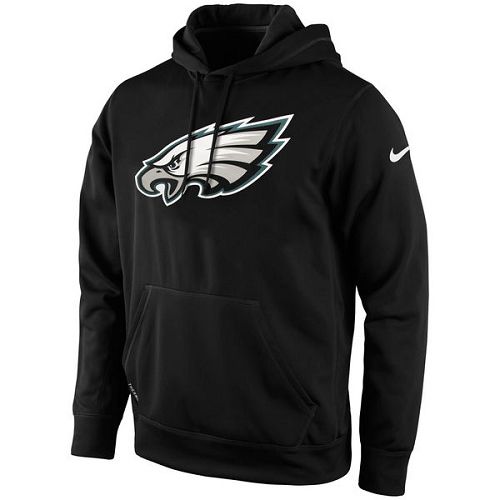 Men's Philadelphia Eagles Nike Black KO Logo Essential Hoodie Men's Philadelphia Eagles Nike Black KO Logo Essential Hoodie