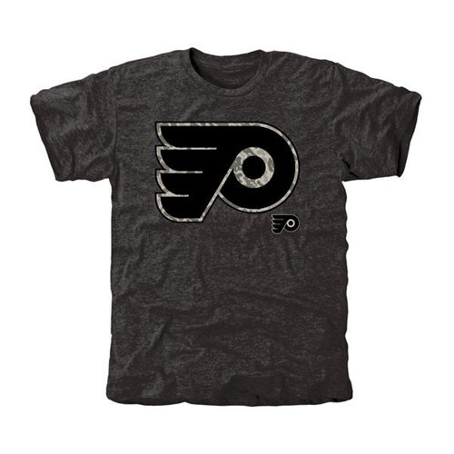 Men's Philadelphia Flyers Black Rink Warrior T-Shirt Men's Philadelphia Flyers Black Rink Warrior T-Shirt