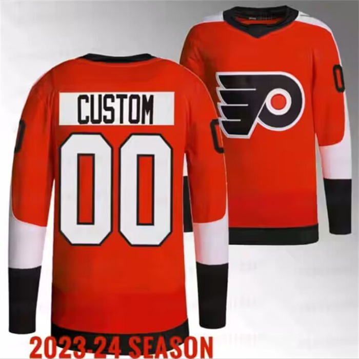 Men's Philadelphia Flyers adidas Red Away Authentic Pro Custom Jersey Men's Philadelphia Flyers adidas Red Away Authentic Pro Custom Jersey