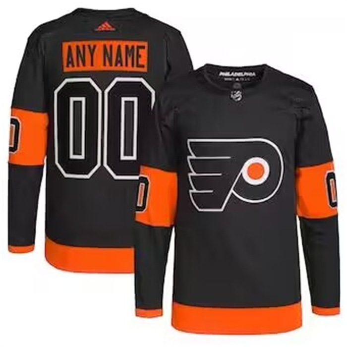 Men's Philadelphia Flyers adidas black Away Authentic Pro Custom Jersey Men's Philadelphia Flyers adidas black Away Authentic Pro Custom Jersey
