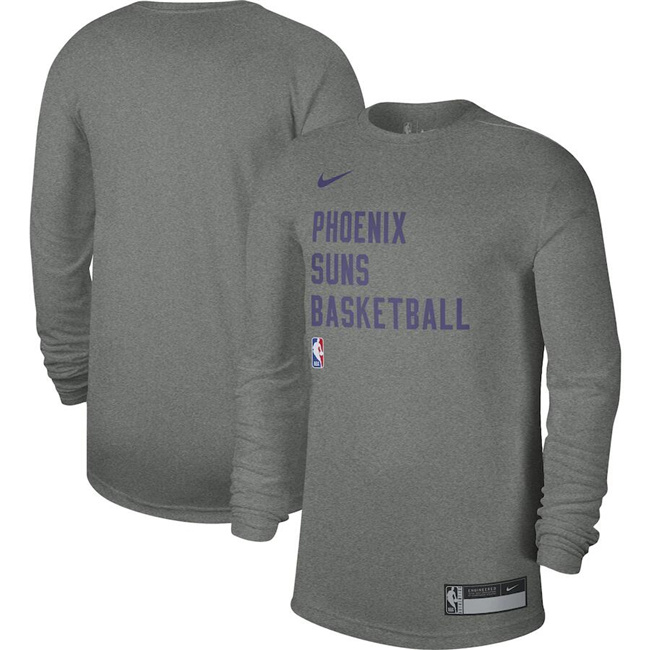 Men's Phoenix Suns Purple 2023 24 Legend On-Court Practice Long Sleeve T-Shirt Men's Phoenix Suns Purple 2023 24 Legend On-Court Practice Long Sleeve T-Shirt