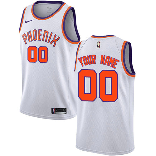 Men's Phoenix Suns Swingman White Nike Customized Association Edition Jersey Men's Phoenix Suns Swingman White Nike Customized Association Edition Jersey