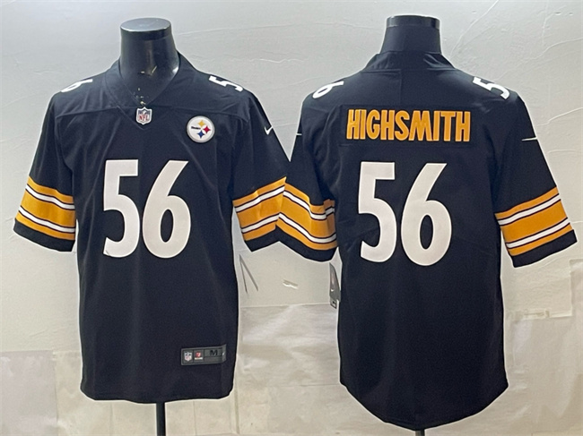 Men's Pisttburgn Steelers #56 Alex Highsmith Black Vapor Untouchable Limited Stitched Football Jersey