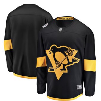 Men's Pittsburgh Penguins Blank Black 2019 NHL Stadium Series Jersey - 副本