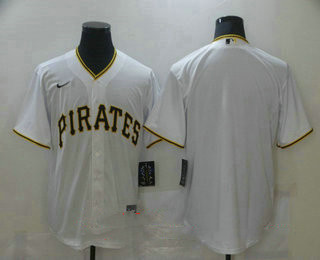 Men's Pittsburgh Pirates Blank White Stitched MLB Cool Base Nike Jersey Men's Pittsburgh Pirates Blank White Stitched MLB Cool Base Nike Jersey