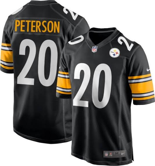 Men's Pittsburgh Steelers  #20 Peterson Black Vapor Untouchable Limited Stitched