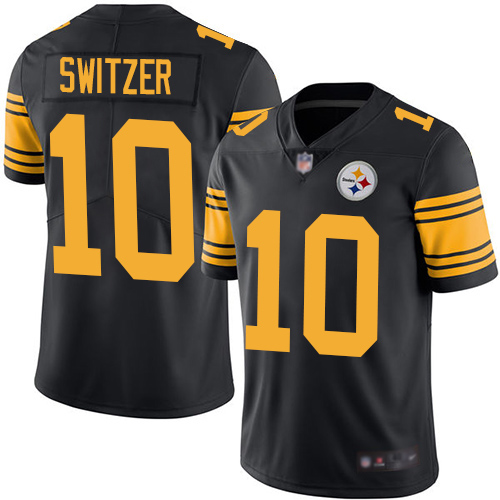 Men's Pittsburgh Steelers #10 Ryan Switzer Black Football Rush Vapor Untouchable Limited Jersey Men's Pittsburgh Steelers #10 Ryan Switzer Black Football Rush Vapor Untouchable Limited Jersey
