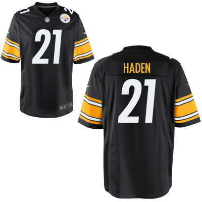 Men's Pittsburgh Steelers #21 Joe Haden Nike Black Elite Jersey
