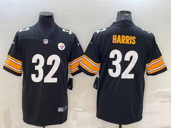 Men's Pittsburgh Steelers #32 Franco Harris Black Vapor Untouchable Limited Stitched Jersey
