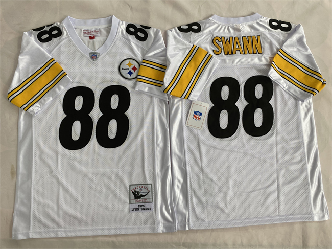 Men's Pittsburgh Steelers #88 Lynn Swann White Vapor Limited Stitched Football Jersey Men's Pittsburgh Steelers #88 Lynn Swann White Vapor Limited Stitched Football Jersey