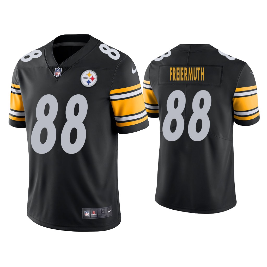 Men's Pittsburgh Steelers #88 Pat Freiermuth Vapor Limited Black Jersey Men's Pittsburgh Steelers #88 Pat Freiermuth Vapor Limited Black Jersey