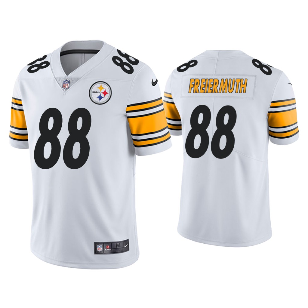 Men's Pittsburgh Steelers #88 Pat Freiermuth Vapor Limited White Jersey Men's Pittsburgh Steelers #88 Pat Freiermuth Vapor Limited White Jersey