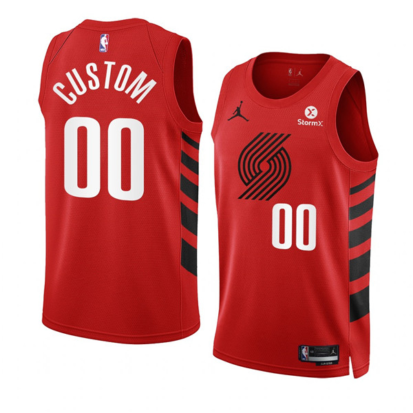 Men's Portland Trail Blazers Active Player Custom 2022 23 Red Statement Edition Swingman Stitched Basketball Jersey Men's Portland Trail Blazers Active Player Custom 2022 23 Red Statement Edition Swingman Stitched Basketball Jersey