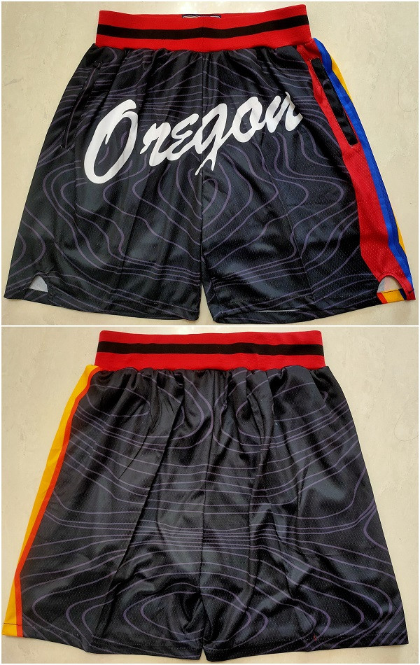 Men's Portland Trail Blazers Black Shorts (Run Small) Men's Portland Trail Blazers Black Shorts (Run Small)