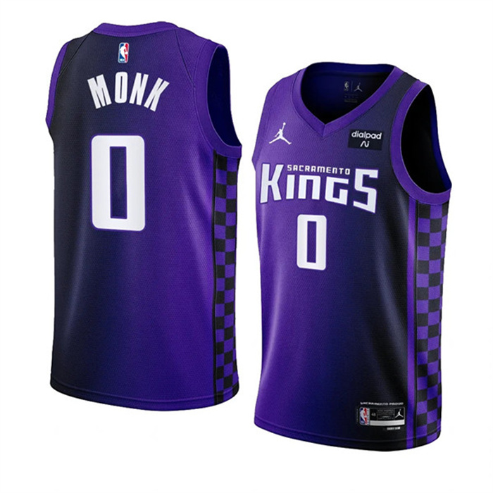 Men's Sacramento Kings #0 Malik Monk Purple 2023 24 Statement Edition Swingman Stitched Basketball Jersey Men's Sacramento Kings #0 Malik Monk Purple 2023 24 Statement Edition Swingman Stitched Basketball Jersey