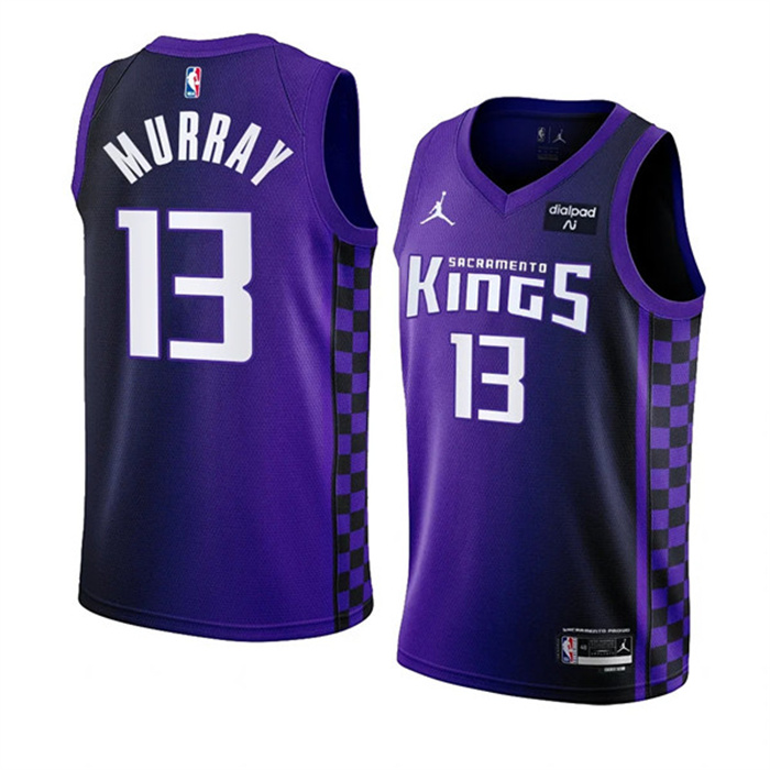 Men's Sacramento Kings #13 Keegan Murray Purple 2023 24 Statement Edition Swingman Stitched Basketball Jersey Men's Sacramento Kings #13 Keegan Murray Purple 2023 24 Statement Edition Swingman Stitched Basketball Jersey