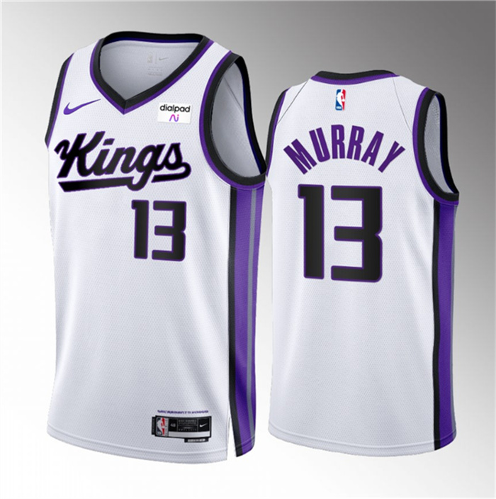Men's Sacramento Kings #13 Keegan Murray White 2023 24 Association Edition Swingman Stitched Basketball Jersey Men's Sacramento Kings #13 Keegan Murray White 2023 24 Association Edition Swingman Stitched Basketball Jersey