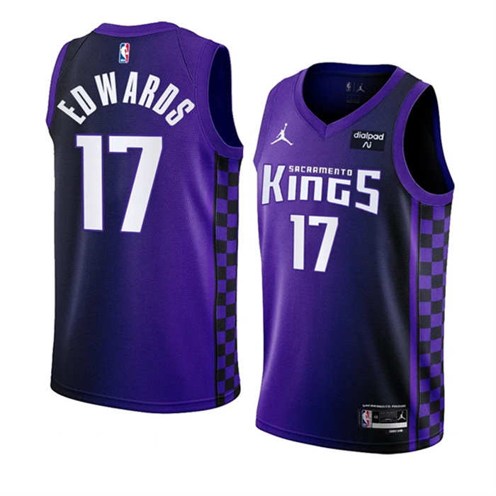 Men's Sacramento Kings #17 Kessler Edwards Purple 2023 24 Statement Edition Swingman Stitched Basketball Jersey Men's Sacramento Kings #17 Kessler Edwards Purple 2023 24 Statement Edition Swingman Stitched Basketball Jersey