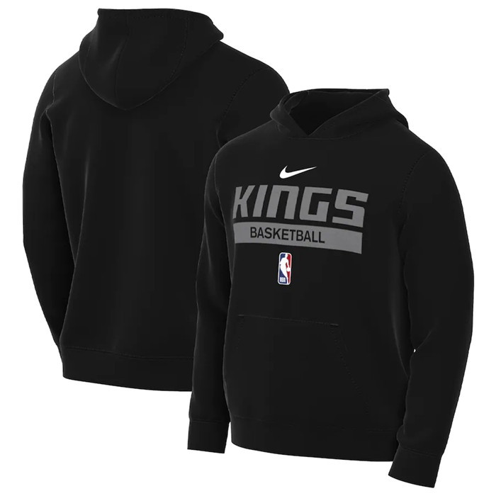 Men's Sacramento Kings Black Spotlight Fleece Overhead Hoodie Men's Sacramento Kings Black Spotlight Fleece Overhead Hoodie