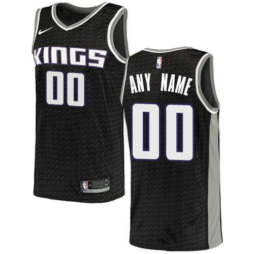 Men's Sacramento Kings Nike Black Swingman Custom City Edition Jersey Men's Sacramento Kings Nike Black Swingman Custom City Edition Jersey