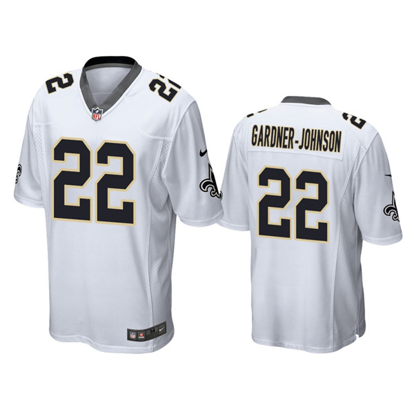 Men's Saints #22 Chauncey Gardner-Johnson 2019 NFL White Vapor Limited Jersey