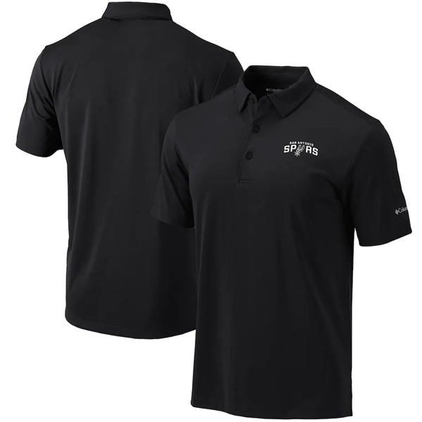 Men's San Antonio Spurs Antigua Black Legacy Pique Polo Men's San Antonio Spurs Antigua Black Legacy Pique Polo