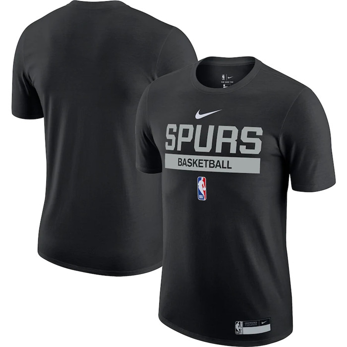 Men's San Antonio Spurs Black 2022 23 Legend On-Court Practice Performance T-Shirt