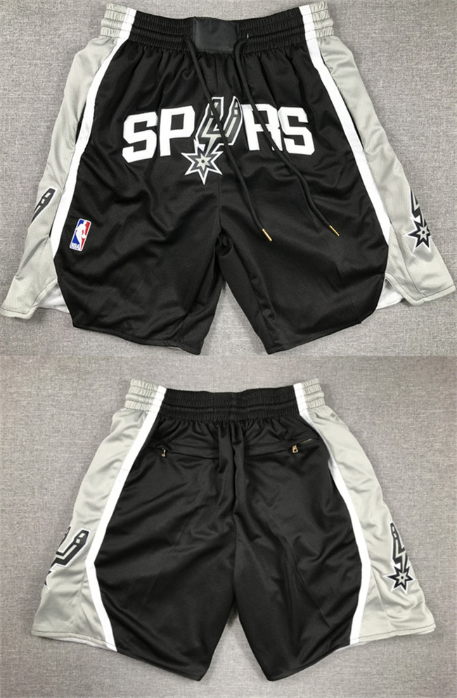 Men's San Antonio Spurs Black Shorts (Run Small) Men's San Antonio Spurs Black Shorts (Run Small)