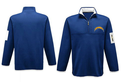 Men's San Diego Chargers Blank Antigua Charcoal Fortune Sweater Knit Microfleece Quarter-Zip Pullover Blue Jacket Men's San Diego Chargers Blank Antigua Charcoal Fortune Sweater Knit Microfleece Quarter-Zip Pullover Blue Jacket