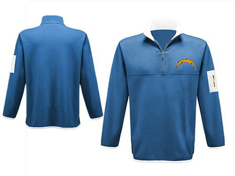 Men's San Diego Chargers Blank Antigua Charcoal Fortune Sweater Knit Microfleece Quarter-Zip Pullover Light BlueJacket Men's San Diego Chargers Blank Antigua Charcoal Fortune Sweater Knit Microfleece Quarter-Zip Pullover Light BlueJacket