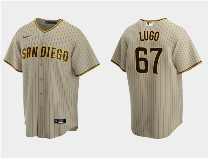 Men's San Diego Padres #67 Seth Lugo Tan Cool Base Stitched Jersey Men's San Diego Padres #67 Seth Lugo Tan Cool Base Stitched Jersey