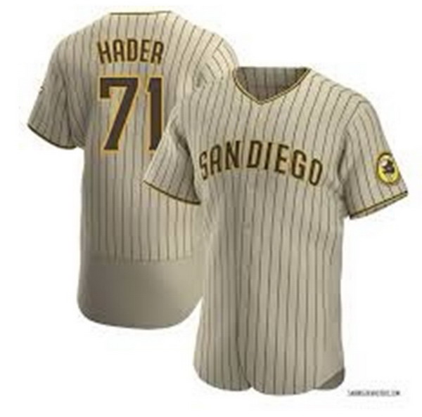 Men's San Diego Padres #71 HADER Flex Base Stitched Baseball Jersey Men's San Diego Padres #71 HADER Flex Base Stitched Baseball Jersey