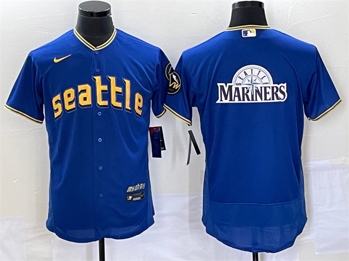 Men's Seattle Mariners Blank Black Cool Base Stitched Baseball JerseyS Men's Seattle Mariners Blank Black Cool Base Stitched Baseball JerseyS