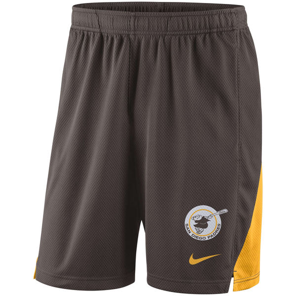 Men's San Diego Padres Nike Brown Franchise Performance Shorts Men's San Diego Padres Nike Brown Franchise Performance Shorts