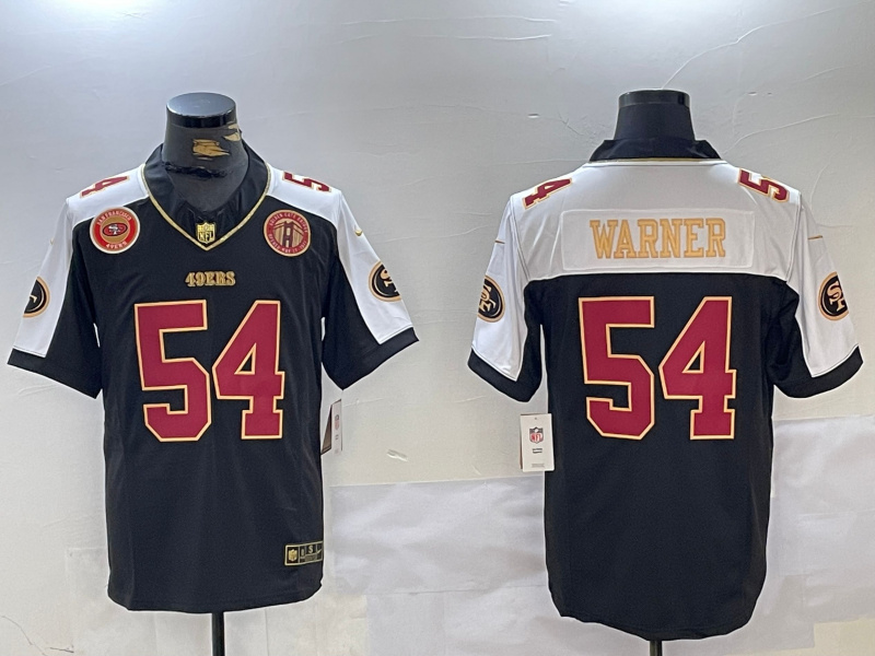 Men's San Francisco 49ers #54 Fred Warner Black F.U.S.E. Mexico Vapor Limited Stitched Football Jersey