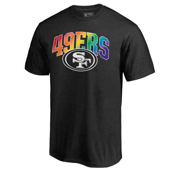Men's San Francisco 49ers NFL Pro Line By Fanatics Branded Black Big & Tall Pride T-Shirt Men's San Francisco 49ers NFL Pro Line By Fanatics Branded Black Big & Tall Pride T-Shirt