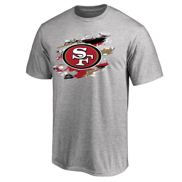 Men's San Francisco 49ers NFL Pro Line True Color T-Shirt Heathered Gray Men's San Francisco 49ers NFL Pro Line True Color T-Shirt Heathered Gray