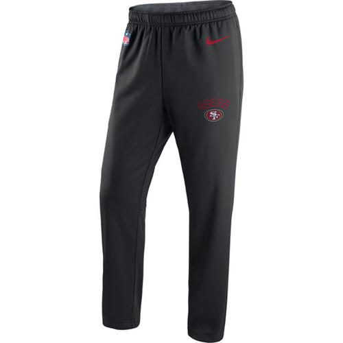 Men's San Francisco 49ers Nike Black Circuit Sideline Performance Pants Men's San Francisco 49ers Nike Black Circuit Sideline Performance Pants